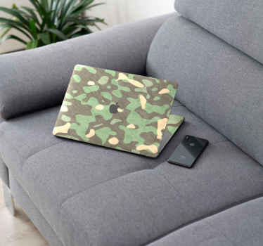Vinilo para computadora camuflaje - TenVinilo