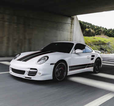 Sticker para auto franja doble - TenVinilo