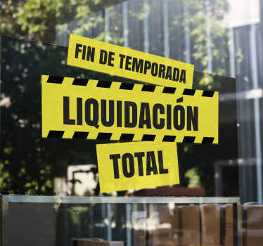 Vinilo rebajas liquidación total fin temporada - TenVinilo