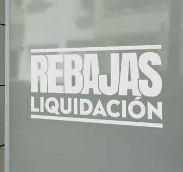 Vinilo rebajas liquidación - TenVinilo