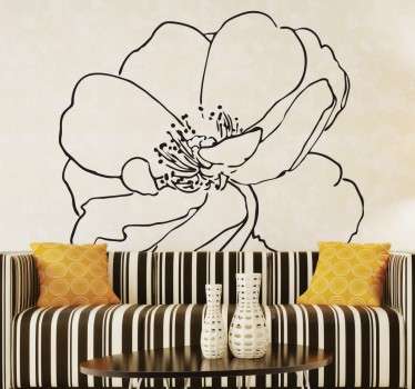 Vinil decorativo flor nascente - TenStickers