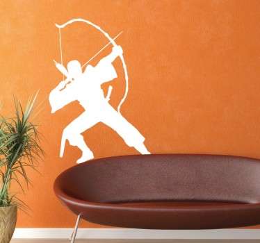 Bogenschütze Wandtattoo - TenStickers