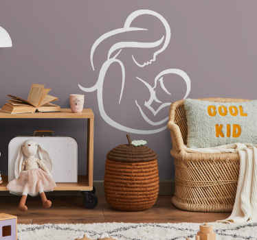 Vinilo decorativo hogar lactancia - TenVinilo