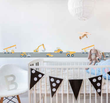 Kiepwagen sticker op snelweg - TenStickers