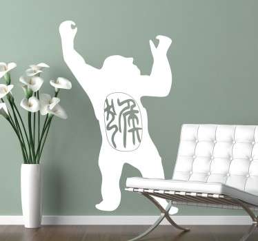 Year of the Gorilla Decorative Wall Sticker - TenStickers