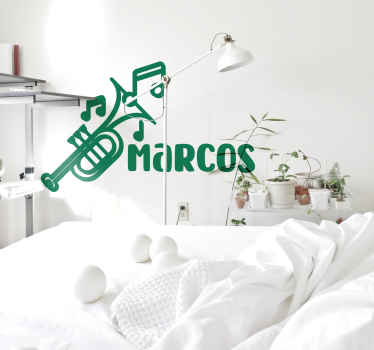 Vinilo de jazz Trombonista Personalizado - TenVinilo