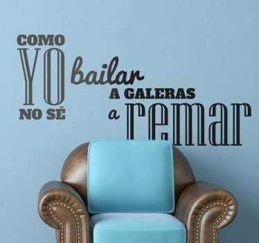 Vinilo decorativo el último de la fila - TenVinilo