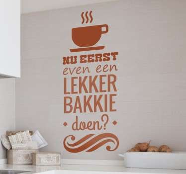 uw huis met Nederlandse muurteksten - TenStickers