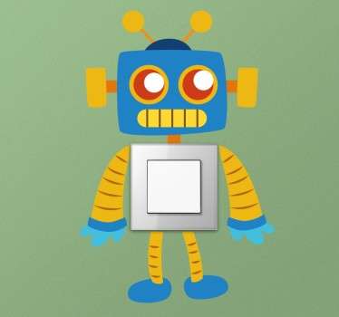 Ungar robot switch klistermärke - Tenstickers