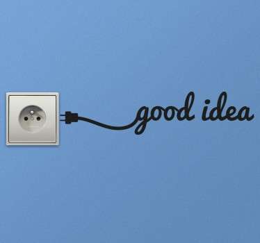 Good Idea Switch Sticker - TenStickers