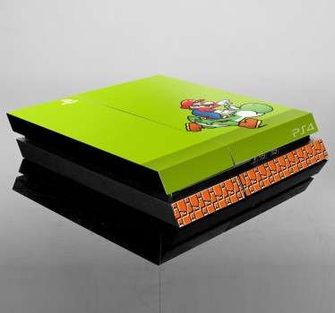 Personaliza tu videoconsola con una adhesivo de tu juego favorito de siempre: SuperMario.