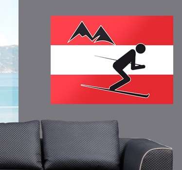 Autocolant decorativ pentru pictograma austriacă - TenStickers