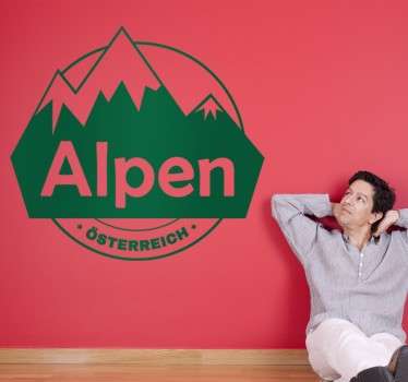 Aufkleber Alpenº - TenStickers