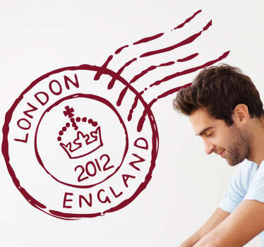 London 2012 Jubilee Postal Stamp Decal - TenStickers