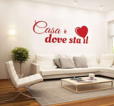 Wall Sticker Casa monoclore - TenStickers