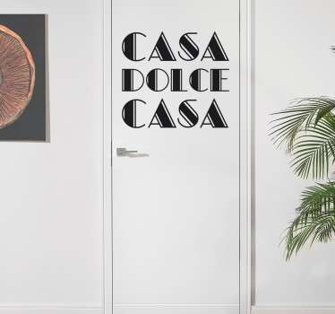 Adesivo Casa Dolce Casa - TenStickers