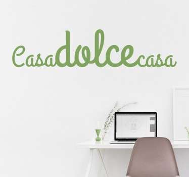 Adesivo murale Casa dolce Casa - TenStickers