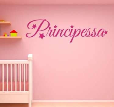 Sticker Principessa - TenStickers