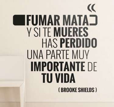 Vinilo decorativo Brooke Shields - TenVinilo