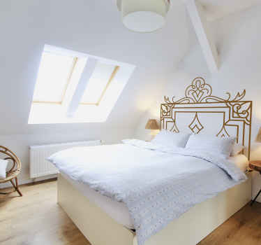 Vinilo cabecero de cama estilo vintage - TenVinilo