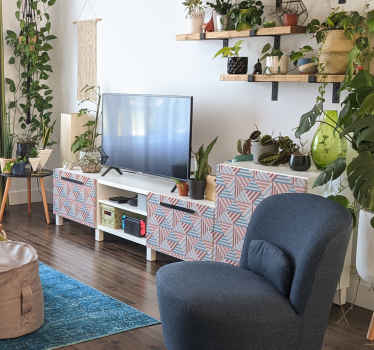 Vinilo adhesivo para mueble abstracto - TenVinilo