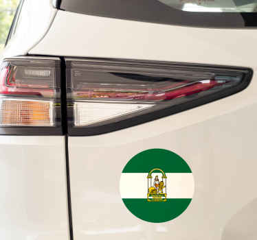 Pegatina bandera Andalucía - TenVinilo
