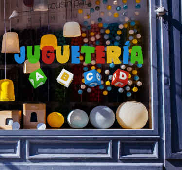 Vinilo para juguetería personalizable - TenVinilo