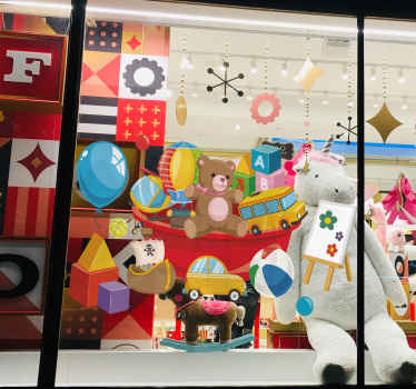 Vinilo para juguetería Juguetes - TenVinilo