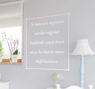 Inspiratie Tekststicker Toekomst - TenStickers