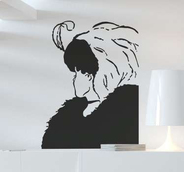 Adesivo decorativo donna anziana o giovane - TenStickers