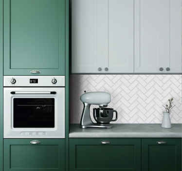 Herringbone pattern texture sticker - TenStickers