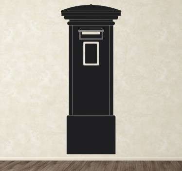 Classic Post Box Wall Sticker - TenStickers