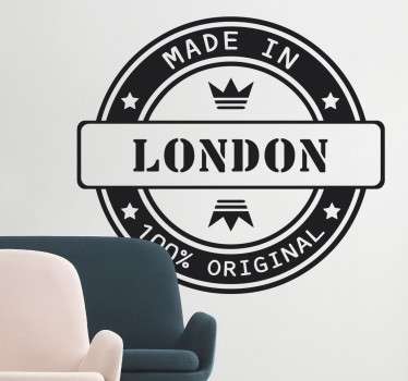Made in London Decorative Sticker - TenStickers