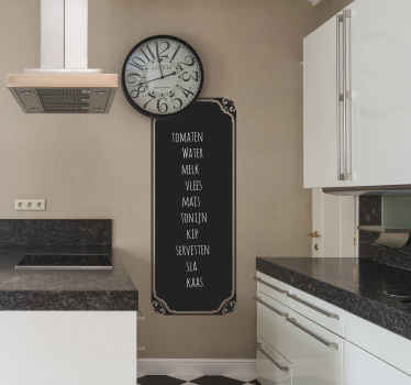 Schoolbord sticker vintage krijtboord - TenStickers