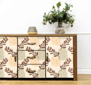 Okleina meblowa wzór kwiatów - TenStickers