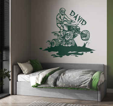 Vinilo decorativo personalizable quad - TenVinilo