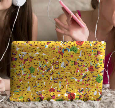 Emojis laptop bomb sticker - TenStickers