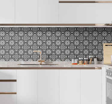 Sticker Motif carrelage marocain - TenStickers