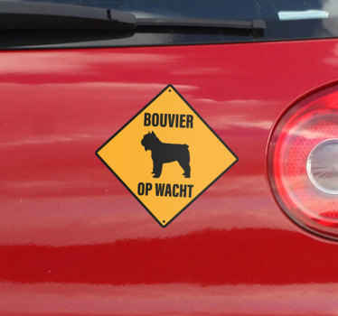 Autosticker boevier op wacht - TenStickers