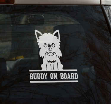 Yorkshire on Board car sticker - TenStickers