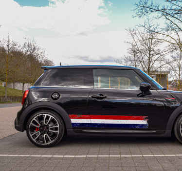 Autosticker nederlandse vlag - TenStickers