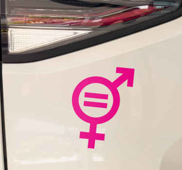 Pegatina símbolo igualdad - TenVinilo