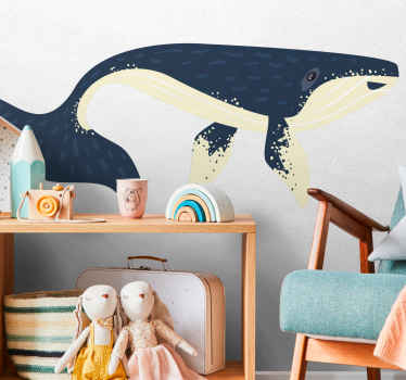 Beluga Whale animal wall decor - TenStickers