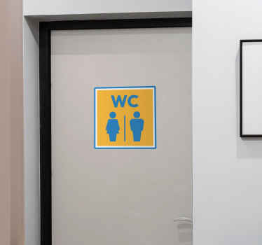 toilet label man vrouw icoon - TenStickers
