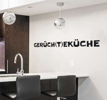 Wandtattoo Gerüchteküche - TenStickers