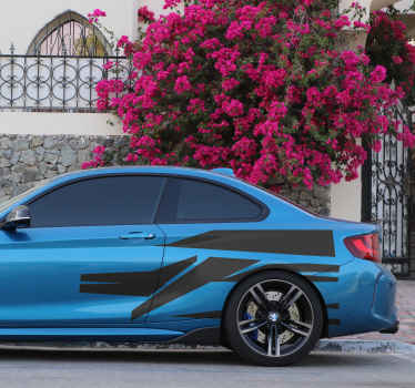 Adesivo auto tuning con strisce - TenStickers