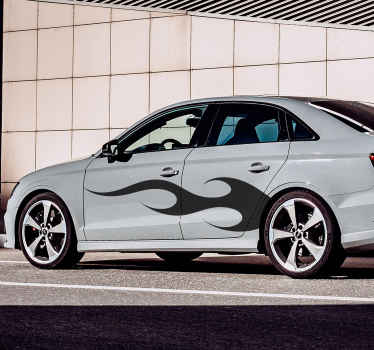 Adesivo auto tuning con fiamme - TenStickers