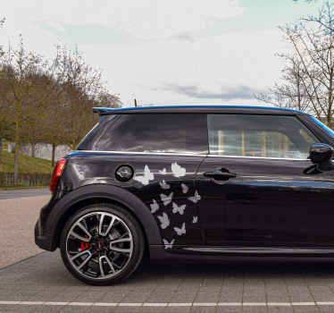 Adesivo per auto con farfalle - TenStickers