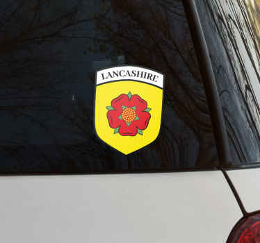 Lancashire badge country sticker - TenStickers