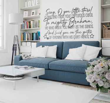 Brahma Quote quote wall decal - TenStickers